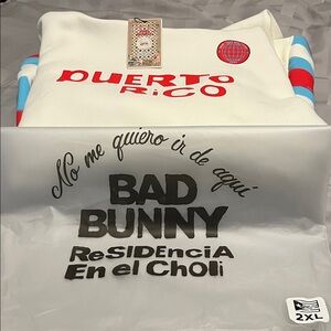 Bad Bunny 2025 Resident Tour Hooded SweatShirt